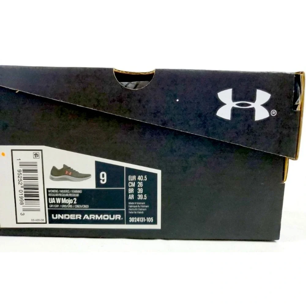 NEW Under Armour Women’s Mojo 2 Dark Gray Athletic Shoes
